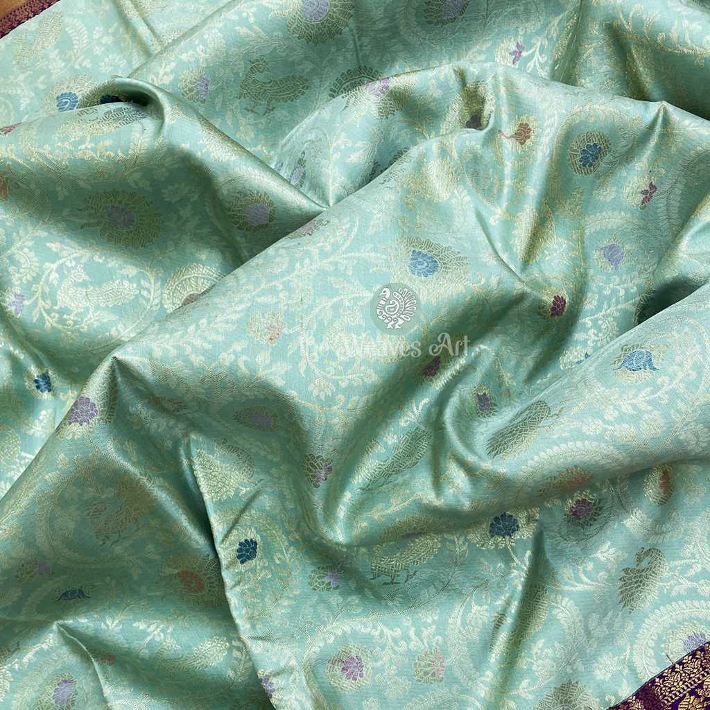 Pastel Kanchipuram Pure Silk Saree Pastel Kanchipuram Pure Silk Saree