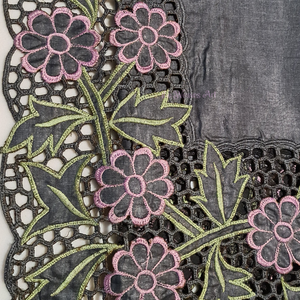 Cutwork Tussar Silk Sarees