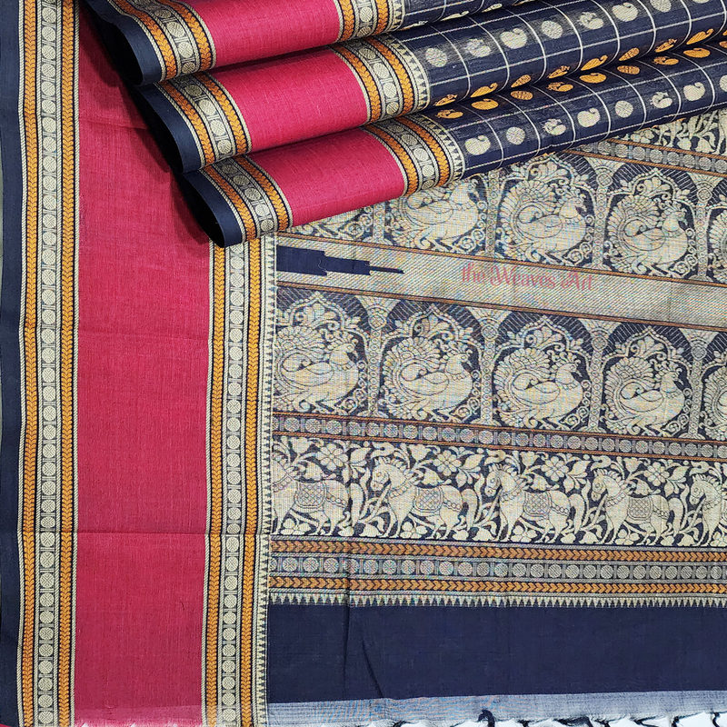 1000 Bhutta Kanchi Cotton Saree