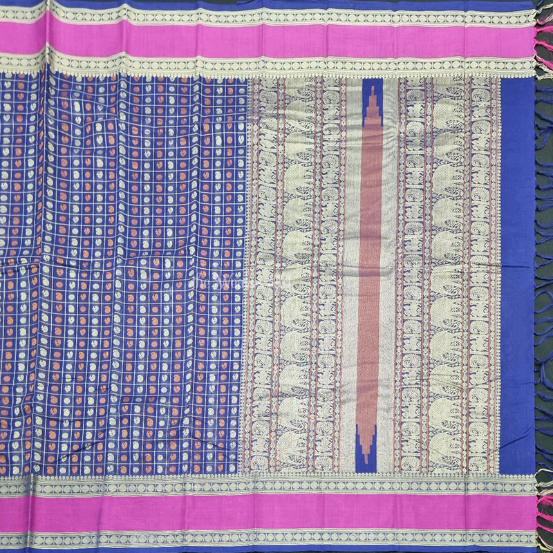 1000 Butta Kanchipuram Cotton Saree