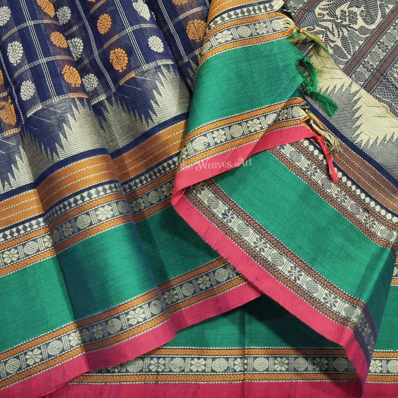 Aayiram Butta Handloom Kanchi Cotton Saree