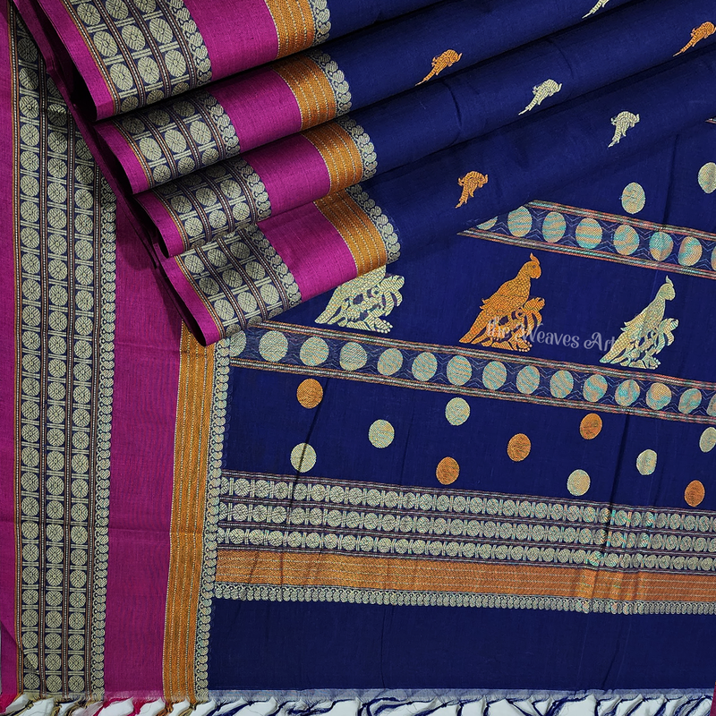 Andal Kili Kanchi Cotton Saree