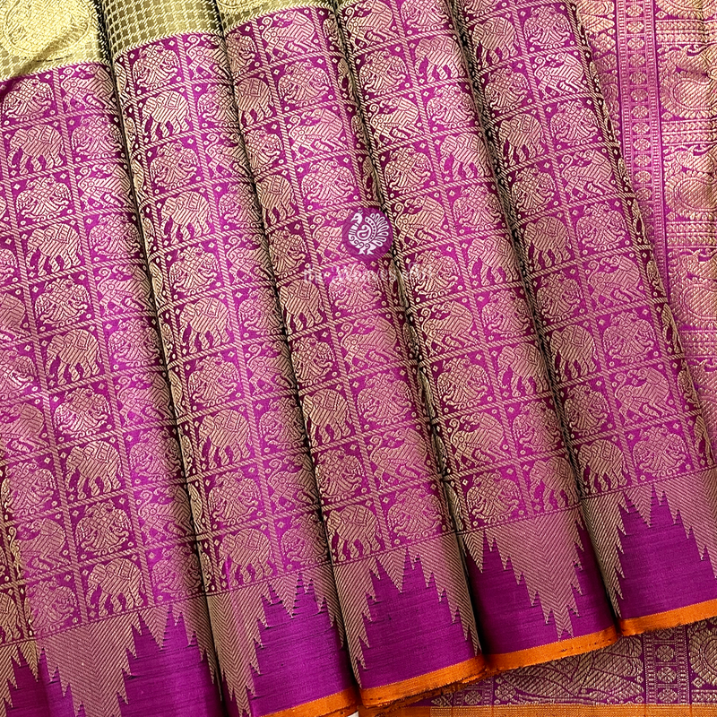 Big Border Kanchi Pattu Sarees
