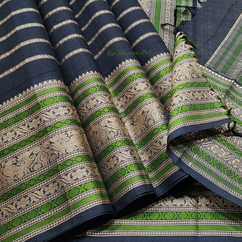 Big Border Kanchipuram Cotton Saree