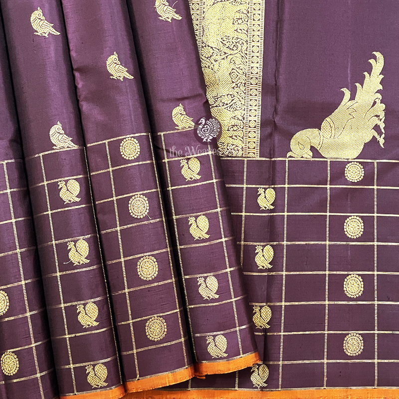 Big Border kanchipuram Silk Sarees