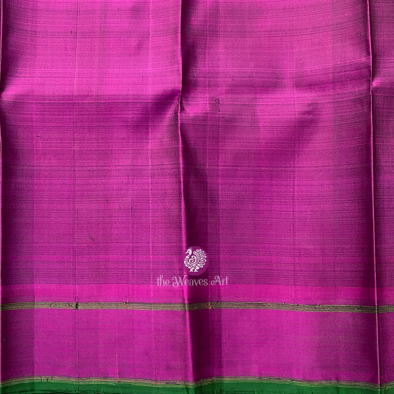 Black Kachipuram Pure Zari Saree
