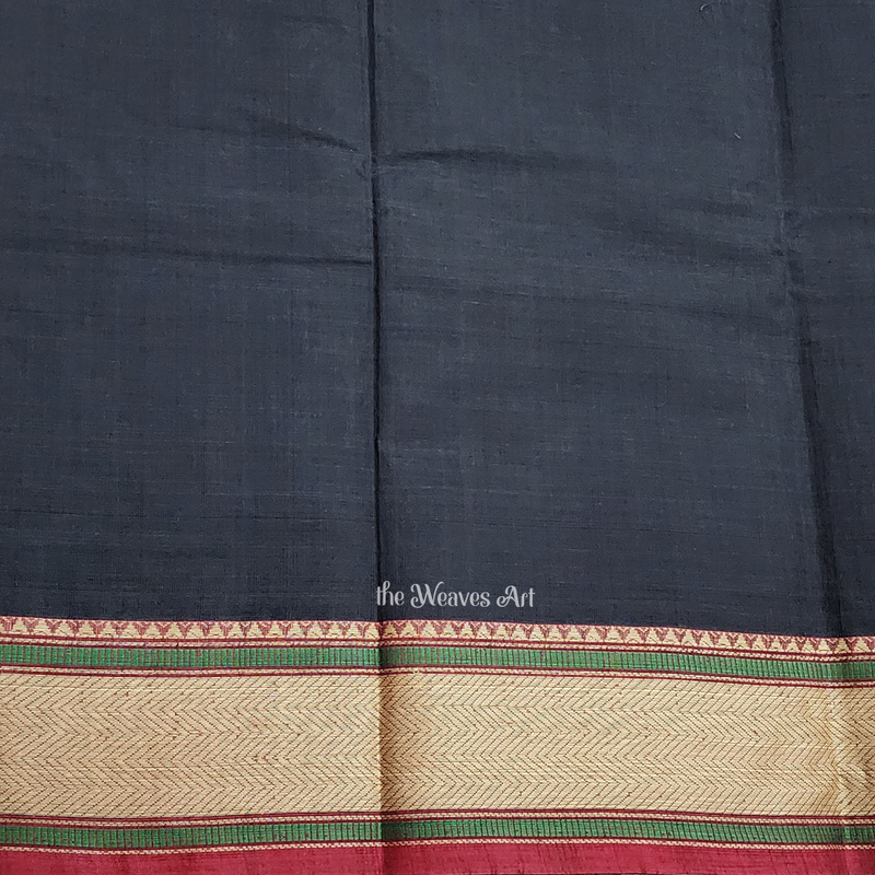 Black Kanjivaram Saree