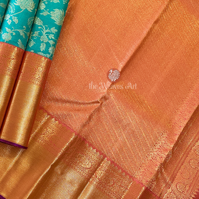 Blue Kanchi Pattu Saree