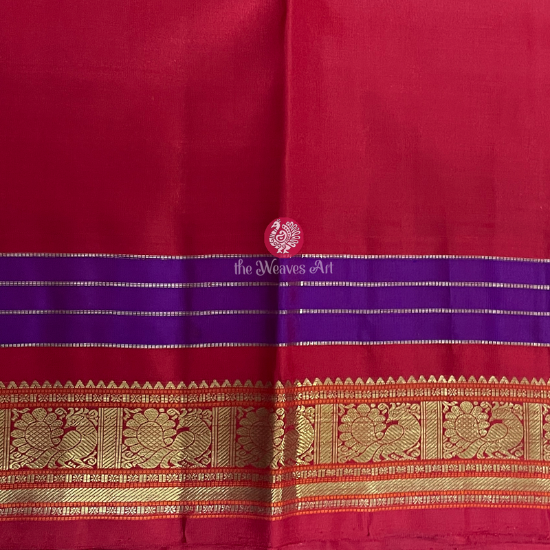 Blue Kanchipuram Silk Saree
