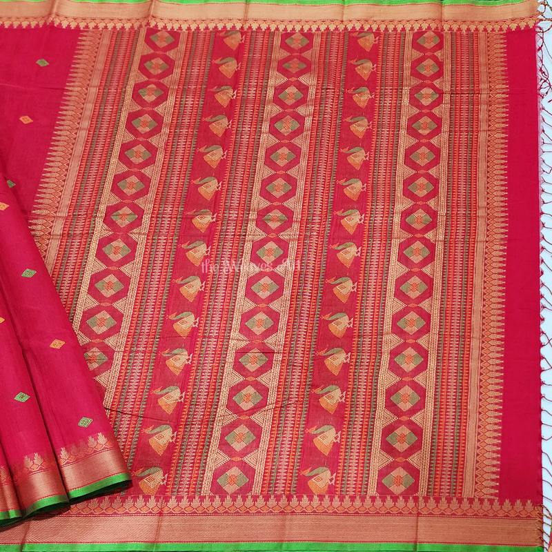 Bomkai Cotton Saree