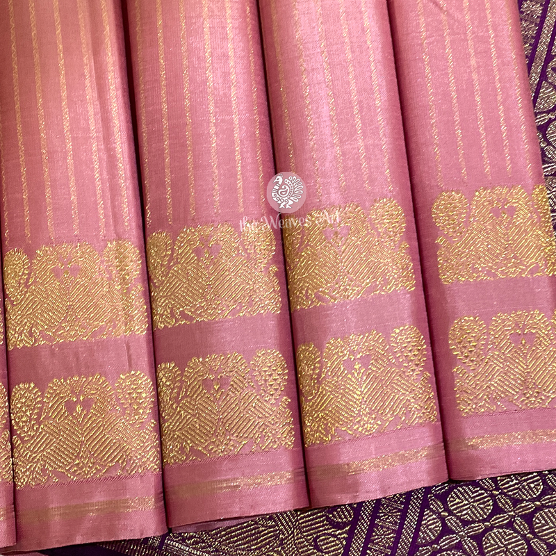 Borderless Kanchipuram Pure Silk Saree