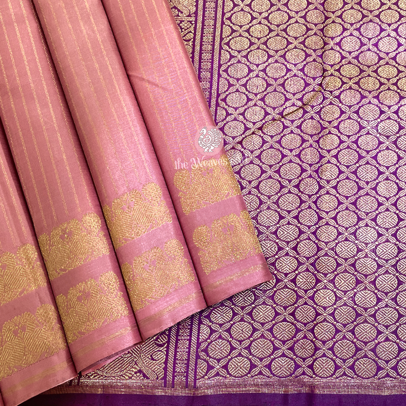 Borderless Kanchipuram Pure Silk Saree