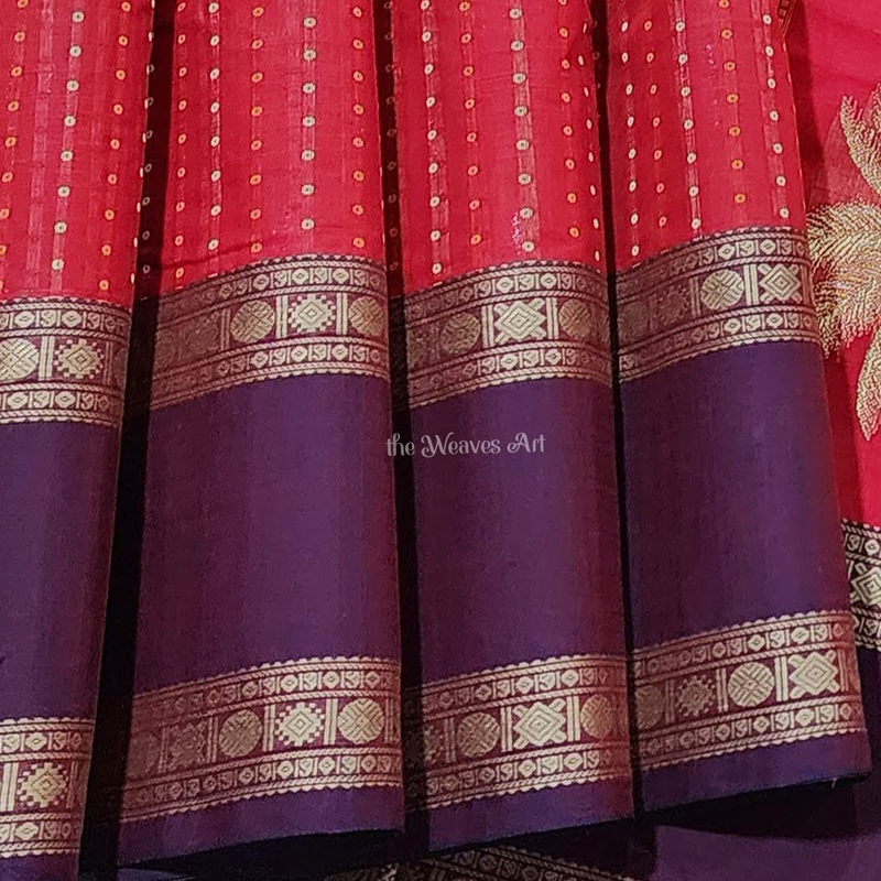 Butta Kanchi Cotton Saree