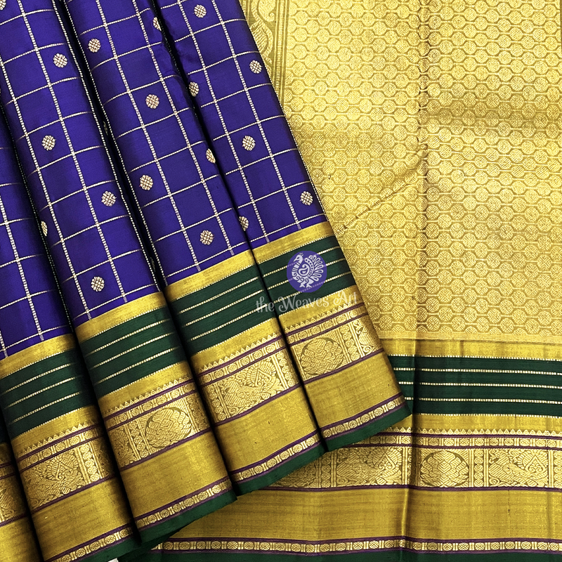 Checks Kanchi Pattu Sarees