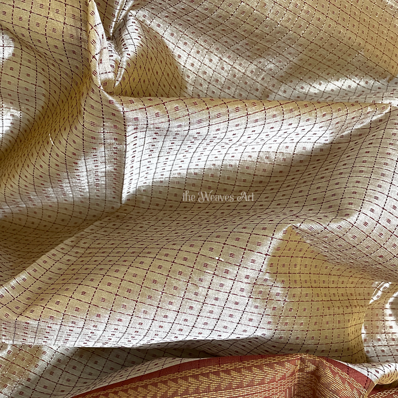 Checks Kanchi Silk Cotton Sarees