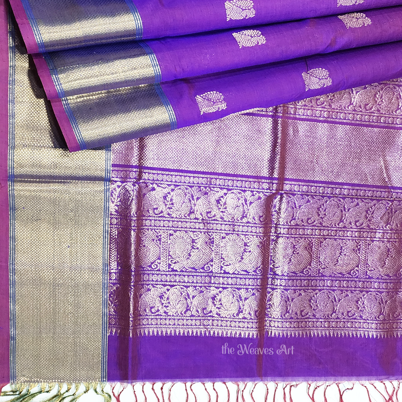 Corner Butta Kanchipuram Sarees