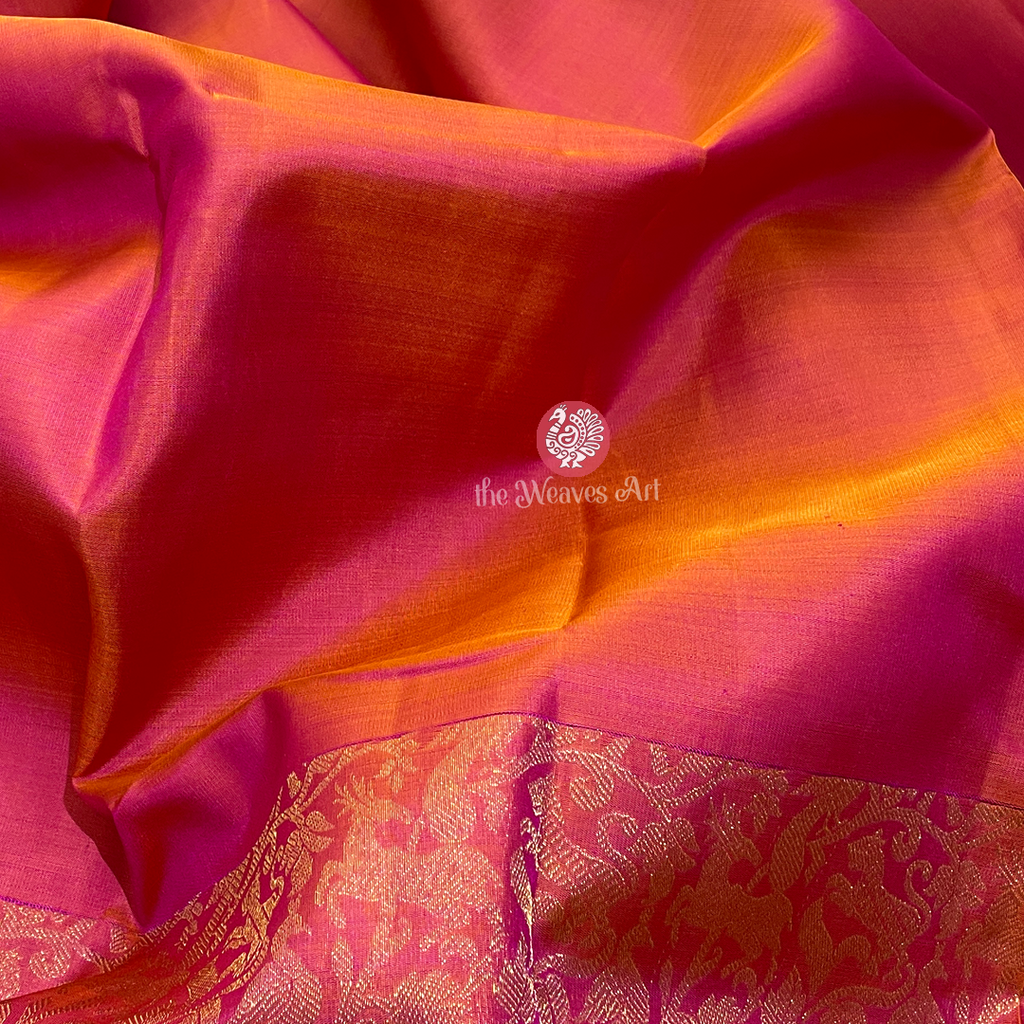 Dual Tone Vanasingaram Pattu Saree