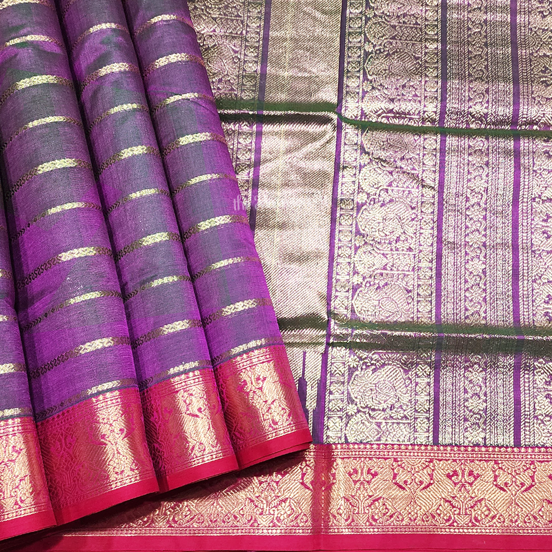 Dual Shade Kanchipuram Sarees