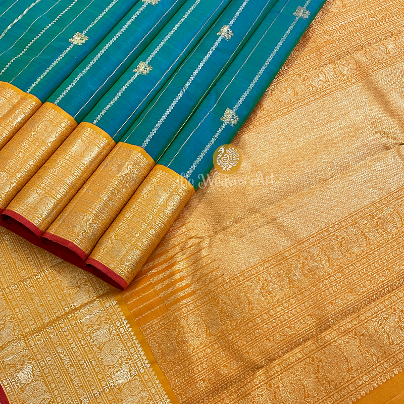 Dual Tone Kanchi Pattu Saree