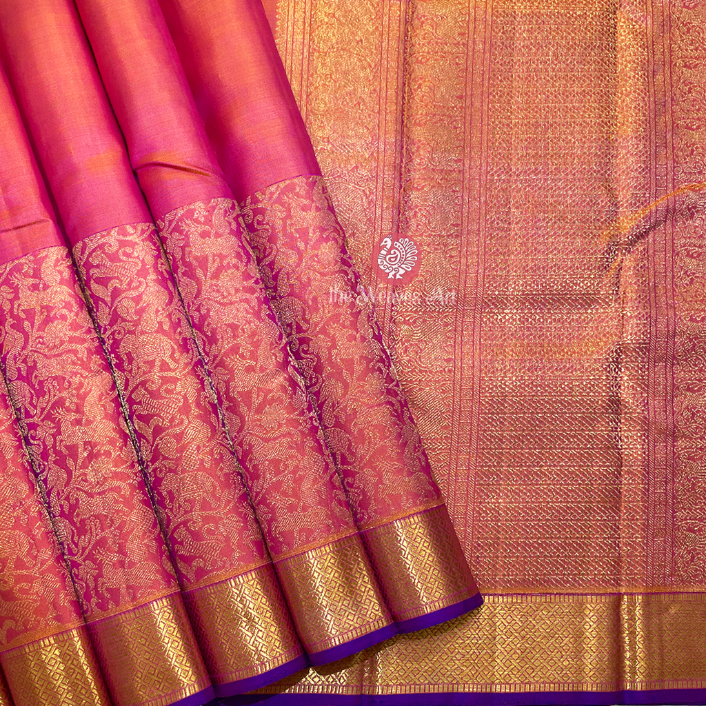 Dual Tone Vanasingaram Pattu Saree