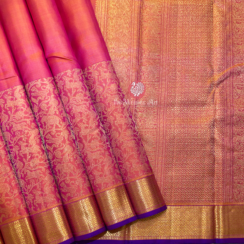 Dual Tone Vanasingaram Pattu Saree
