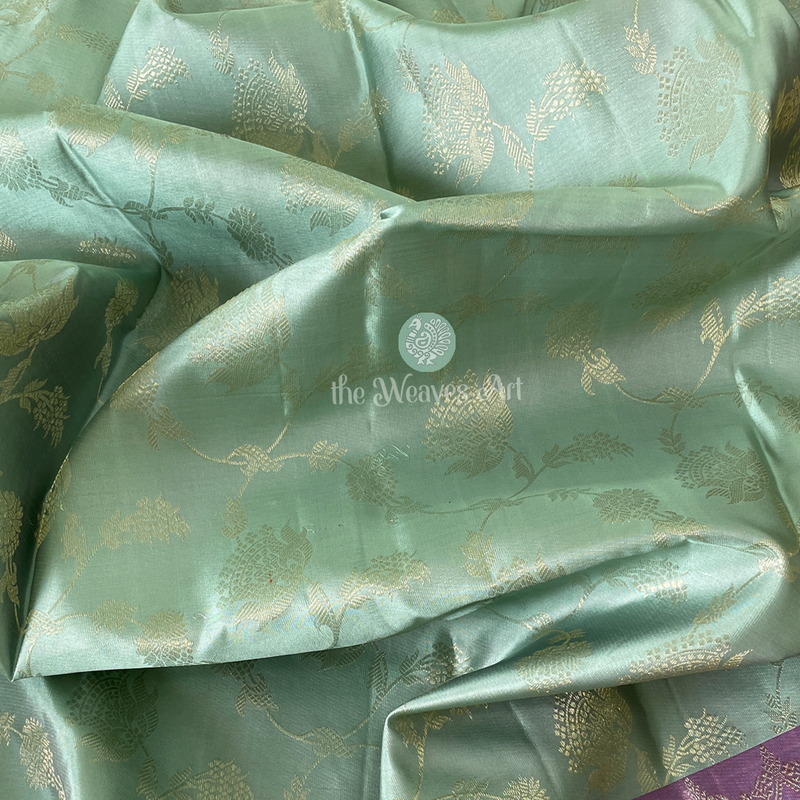 Floral Jaal Kanchipuram Pure Silk Saree