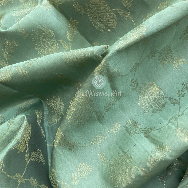 Floral Jaal Kanchipuram Pure Silk Saree