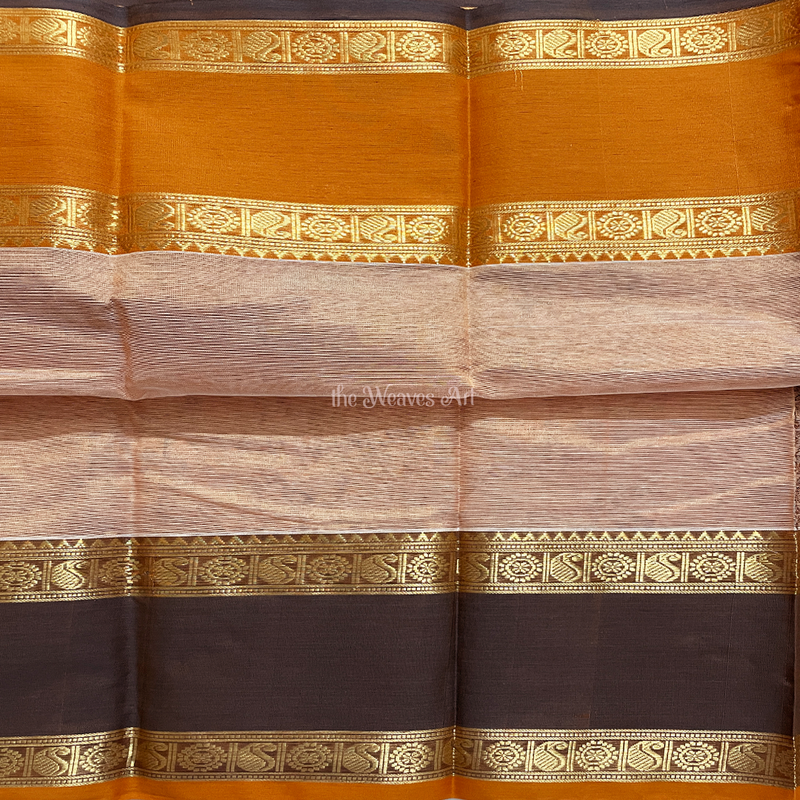Ganga Jamuna Kanchi Silk Cotton Sarees with Blouse