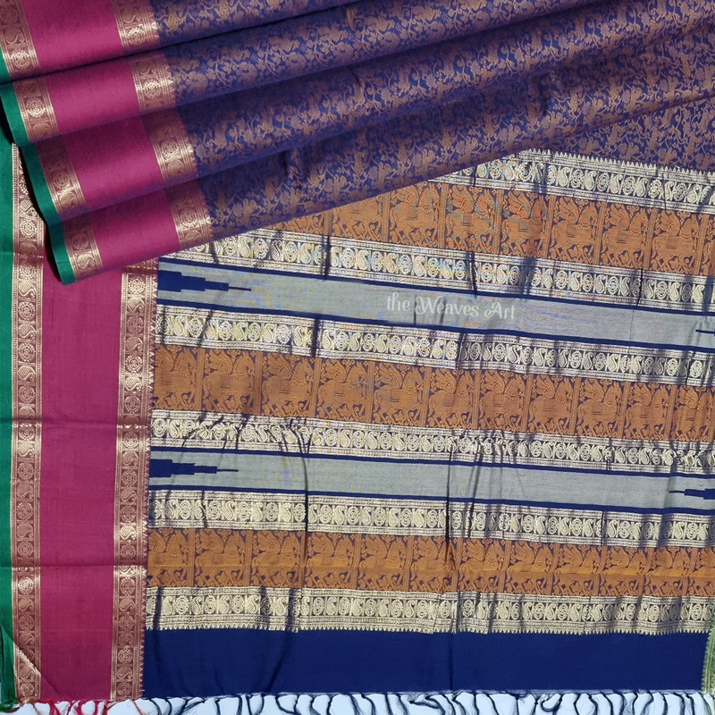 Ganga Jamuna Vanasingaram Kanchi Cotton Saree