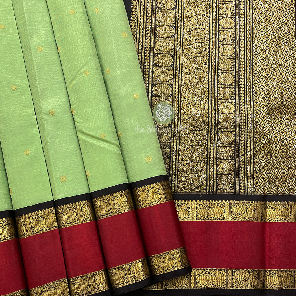 Green Kanjivaram Pure Silk Saree