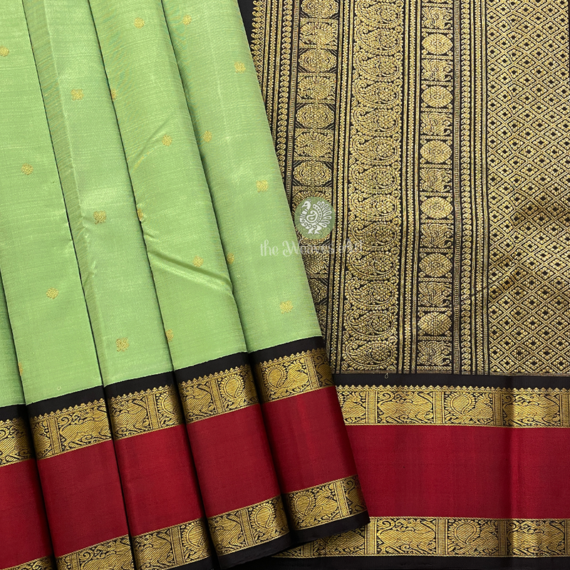 Green Kanjivaram Pure Silk Saree