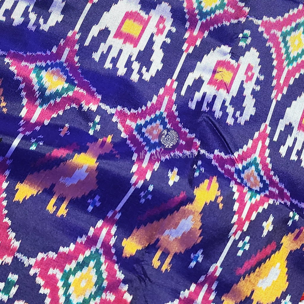 Patola Pochampally Ikkat Silk Saree