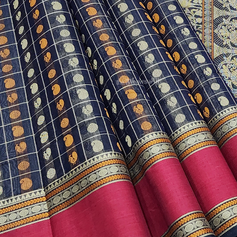 Handloom Kanchi Cotton 1000 Butta Saree