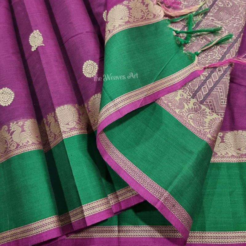 Handloom Kanchi Cotton Saree