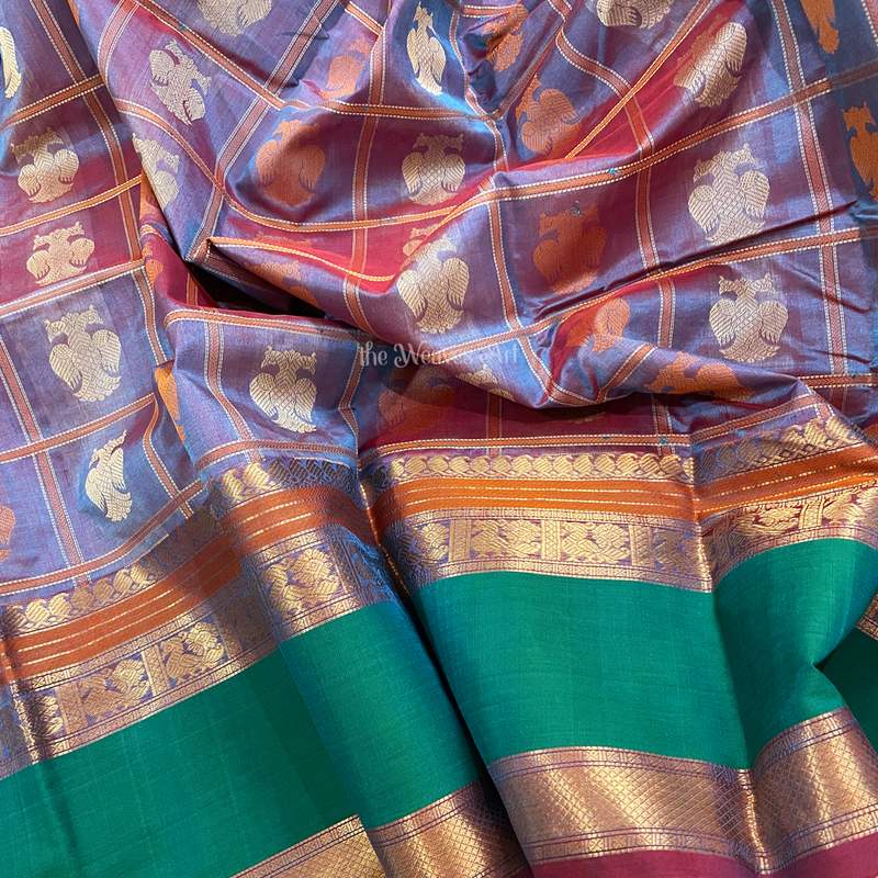 Handloom Kanchi Silk Cotton Saree