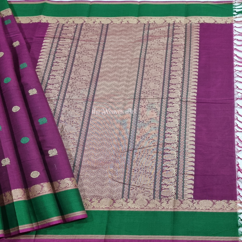 Handloom Kanchipuram Cotton Saree