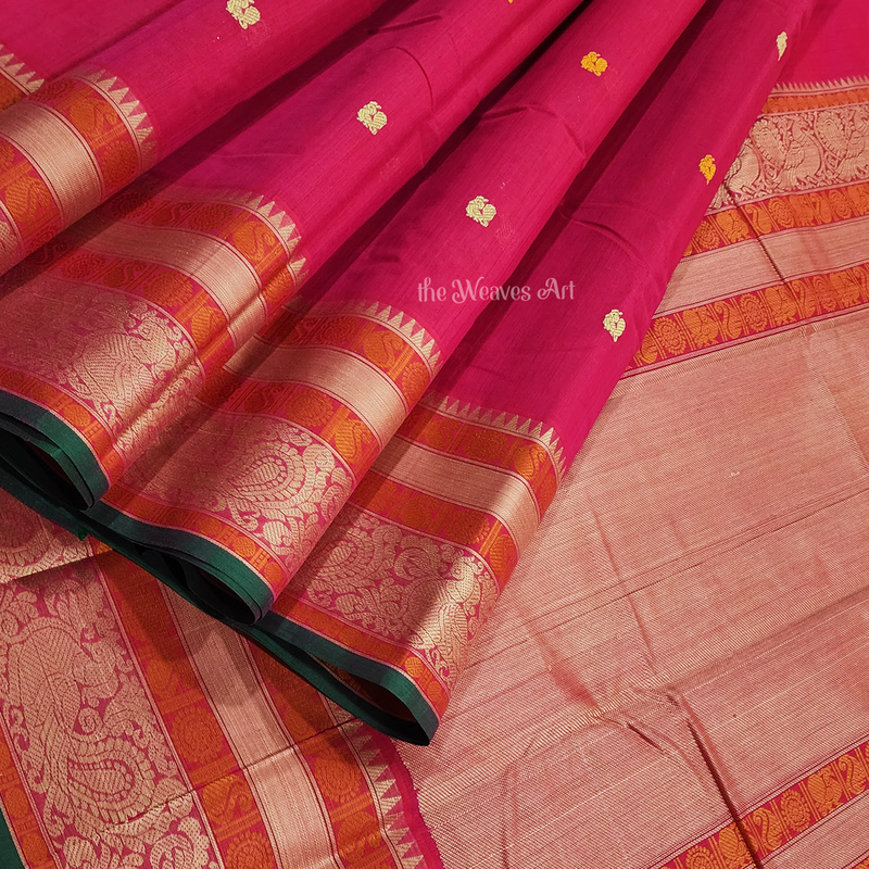Handloom Kanchipuram Cotton Saree