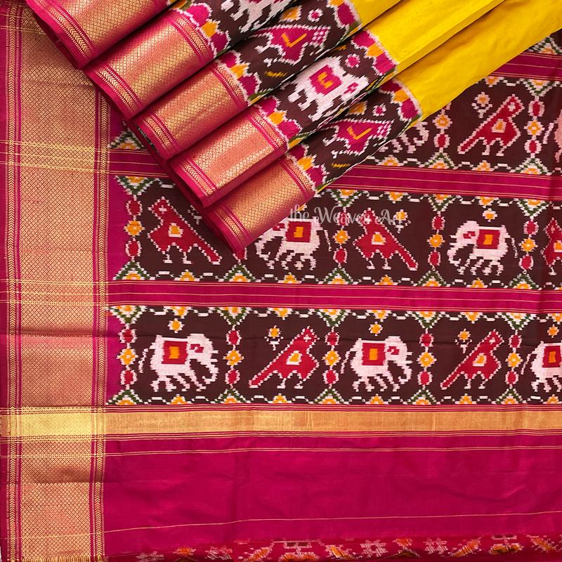 Handloom Pochampally Ikat Silk Saree