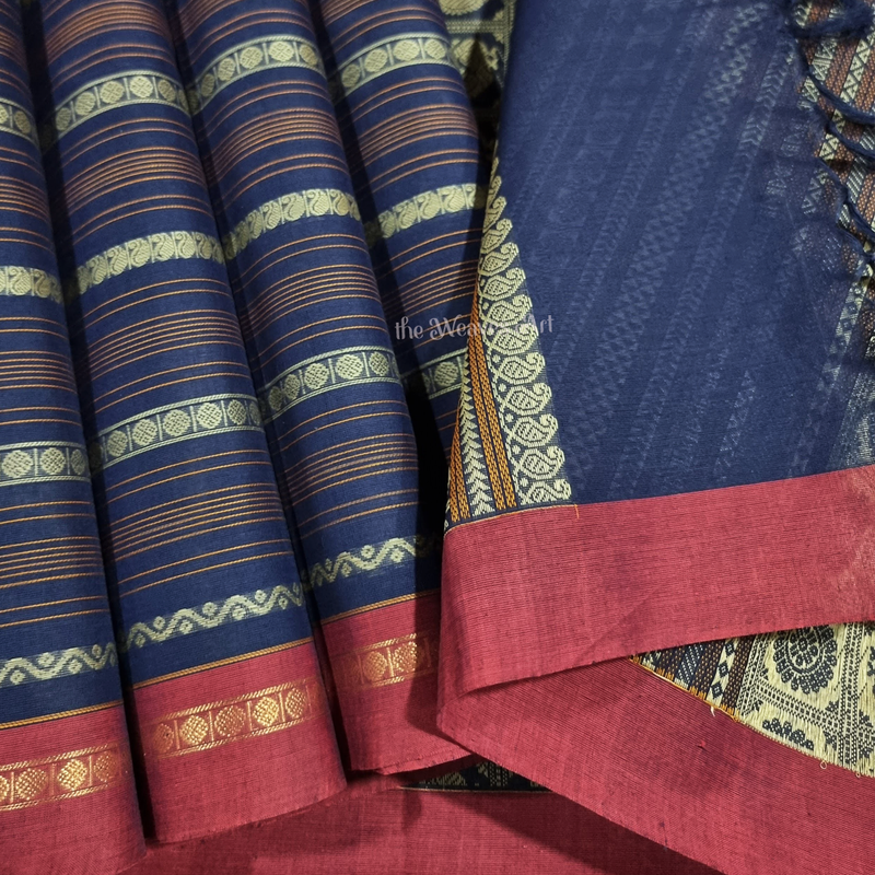 Handwoven Kanchipuram Cotton Saree