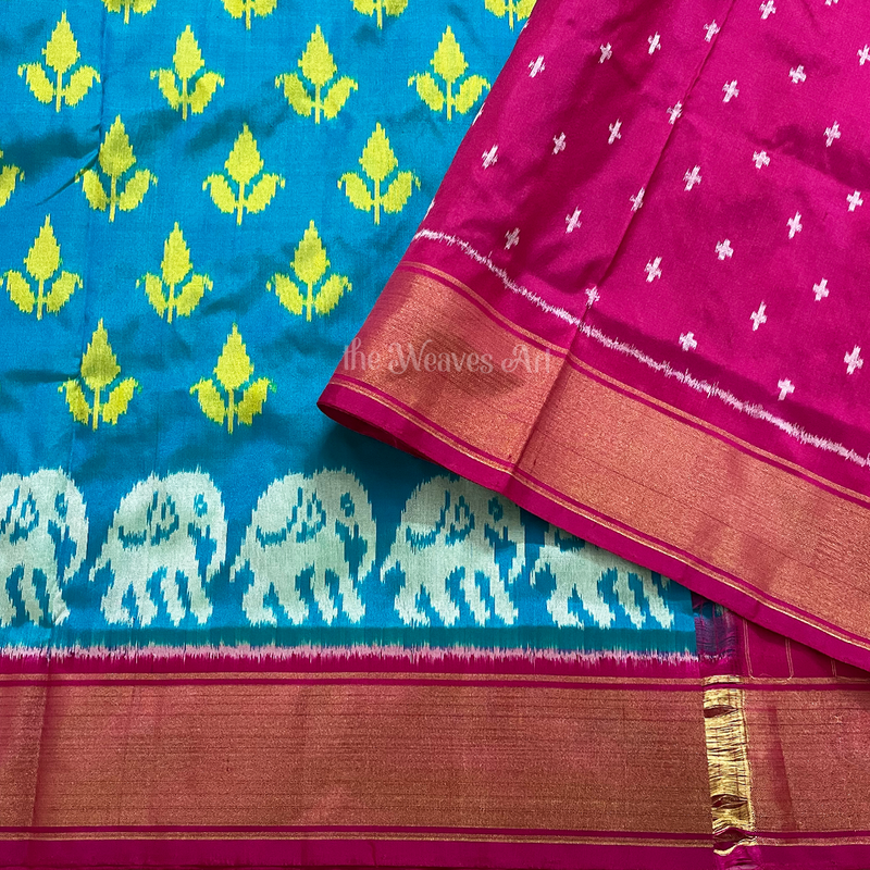 Ikat Silk Saree