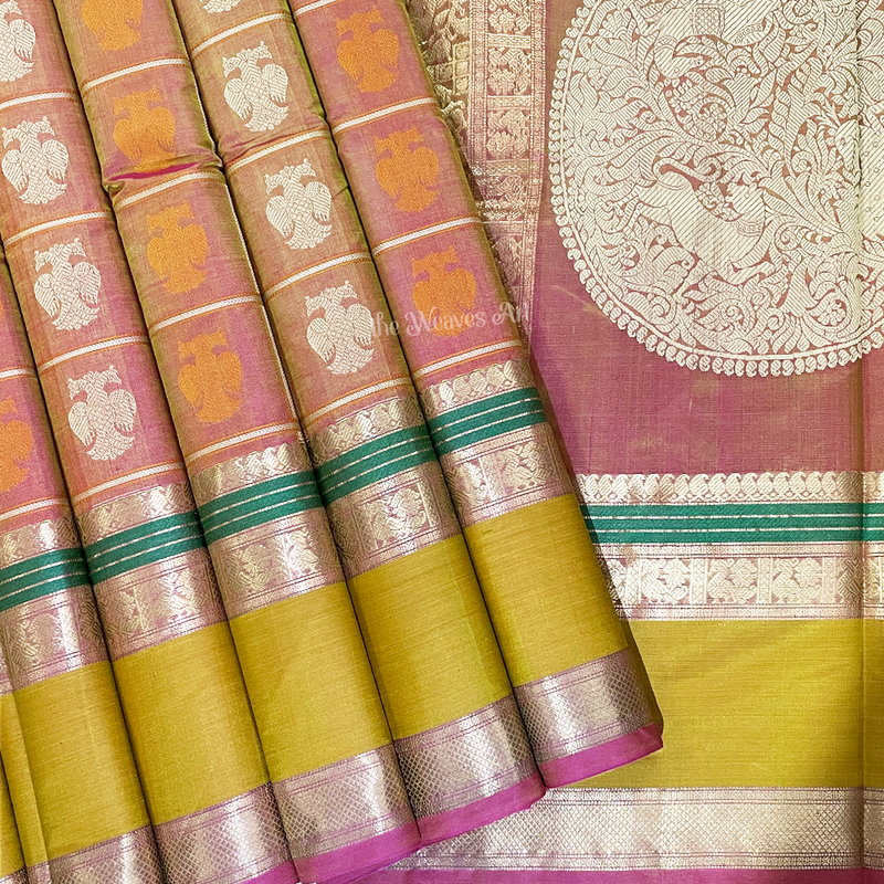 Iruthalai Pakshi Kanchipuram Saree