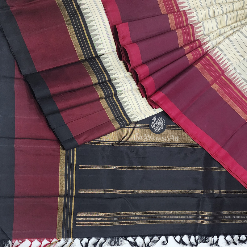 Kai Korvai Kanchipuram sarees