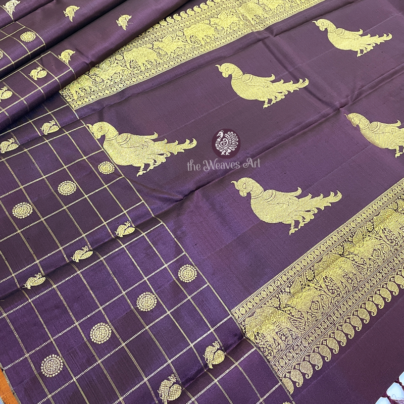 Kalkshetra Kili Pallu Sarees