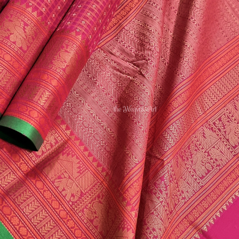 Kanchi Cotton Lakshadeepam Saree