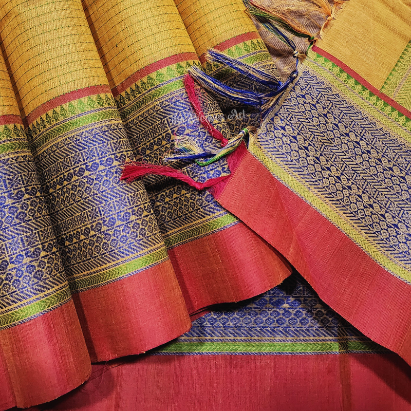 Kanchi Cotton Saree Checks