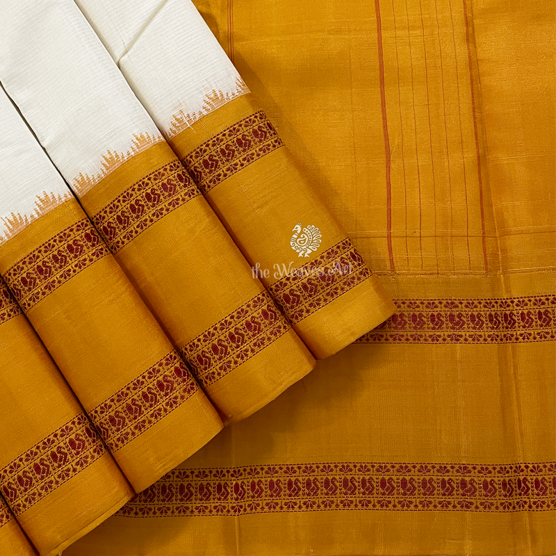 Kanchi Cotton Saree with Silk Borders