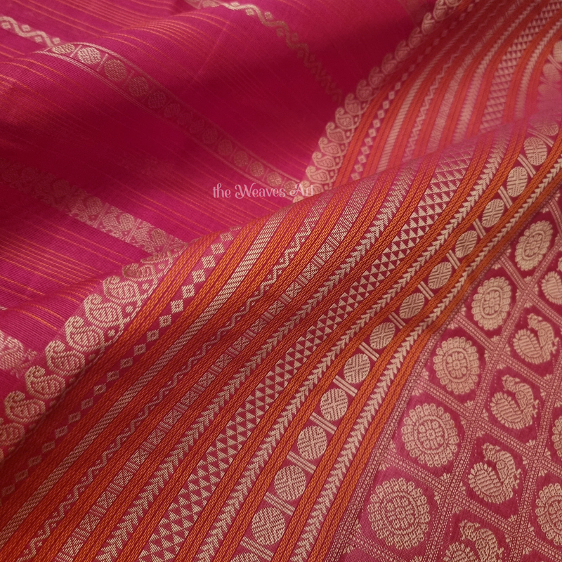 Kanchi Cotton Stripes Saree
