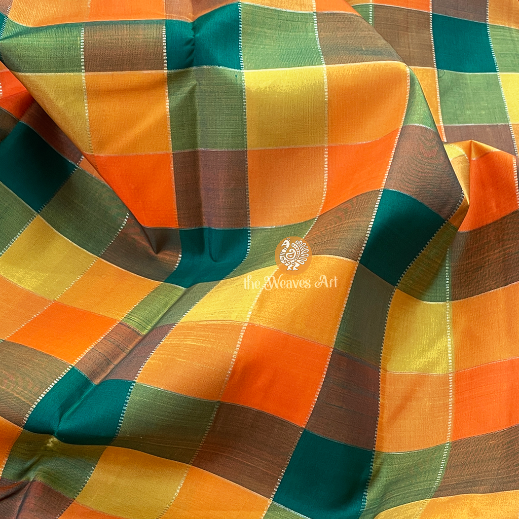 Palum Pazhamum Kanjivaram Saree