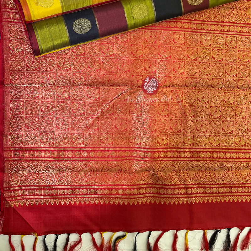 Kanchi Pattu No Border Sarees