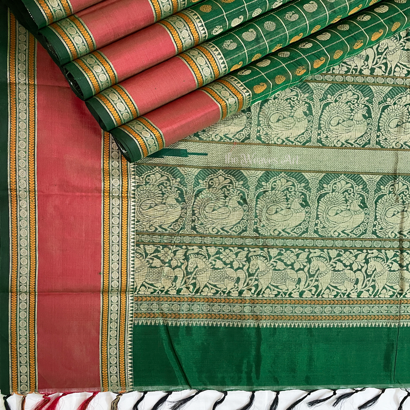 Kanchi Silk Cotton 1000 Butta Saree